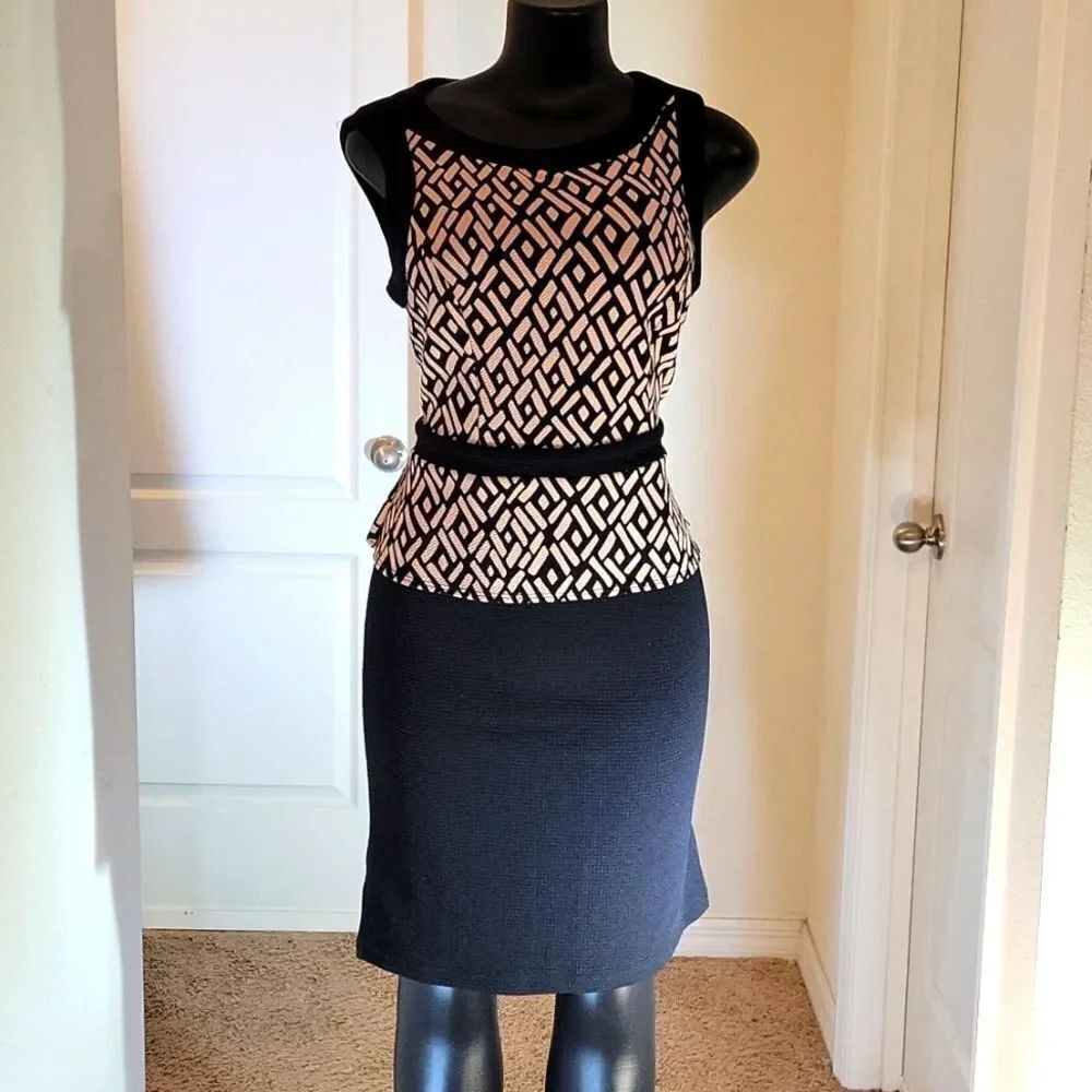 BRAND NEW SHELBY & PALMER SLEEVELESS ROUNDNECK LINE DRESS